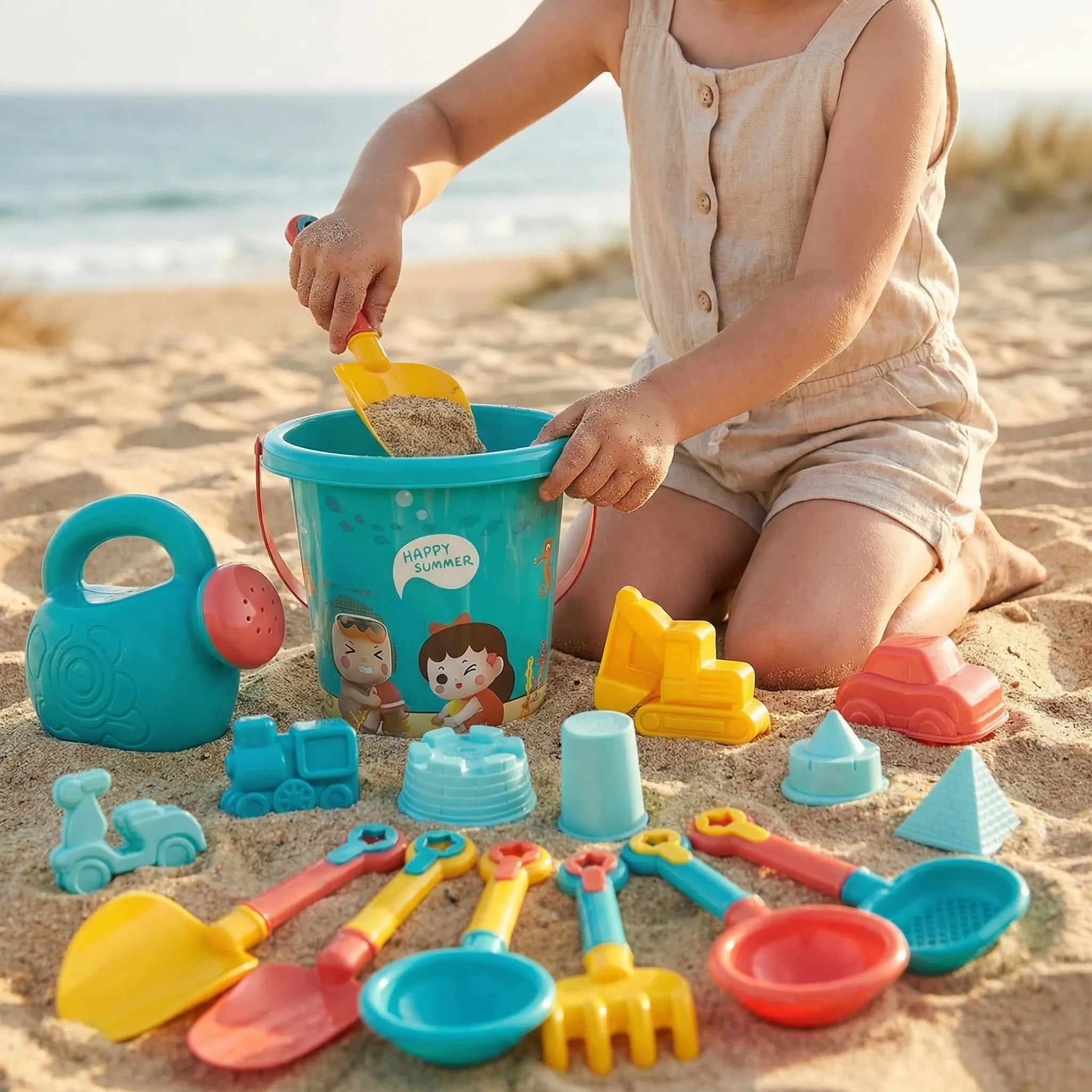 Nordspur | Sandoro 18-Piece Children's Beach Sand Play Set