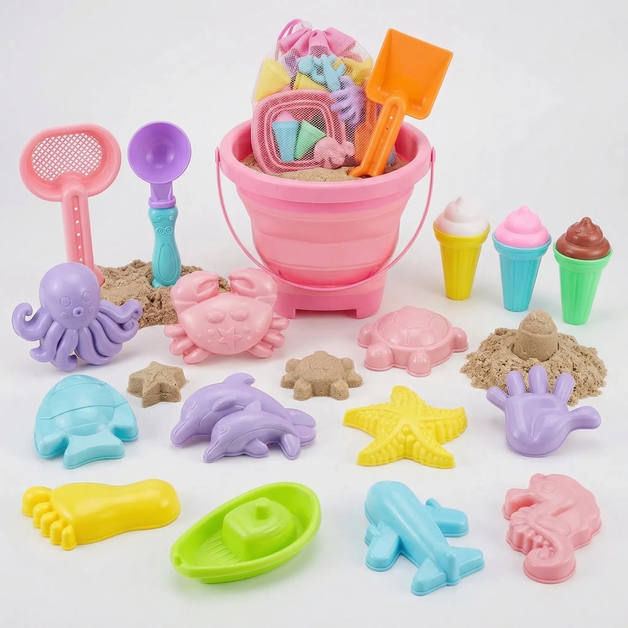 Nordspur | Sandouri 20-Piece Collapsible Bucket And Mould Set