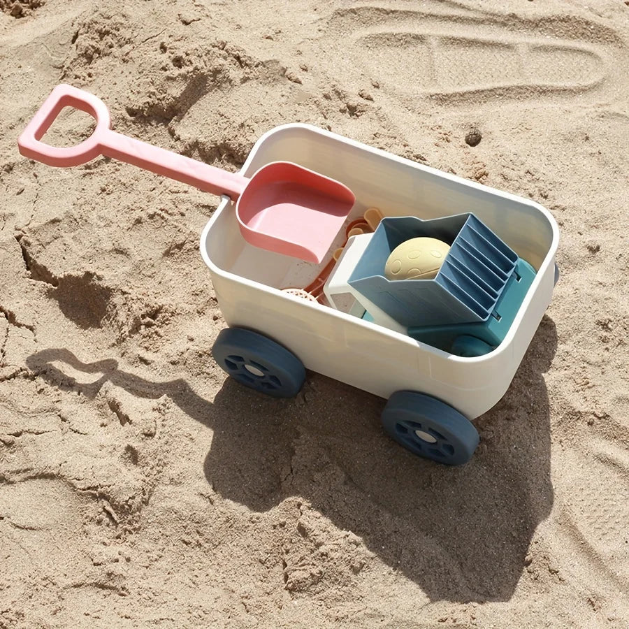 Nordspur | Sandtrux Pull-Along Wagon Beach Toy Set