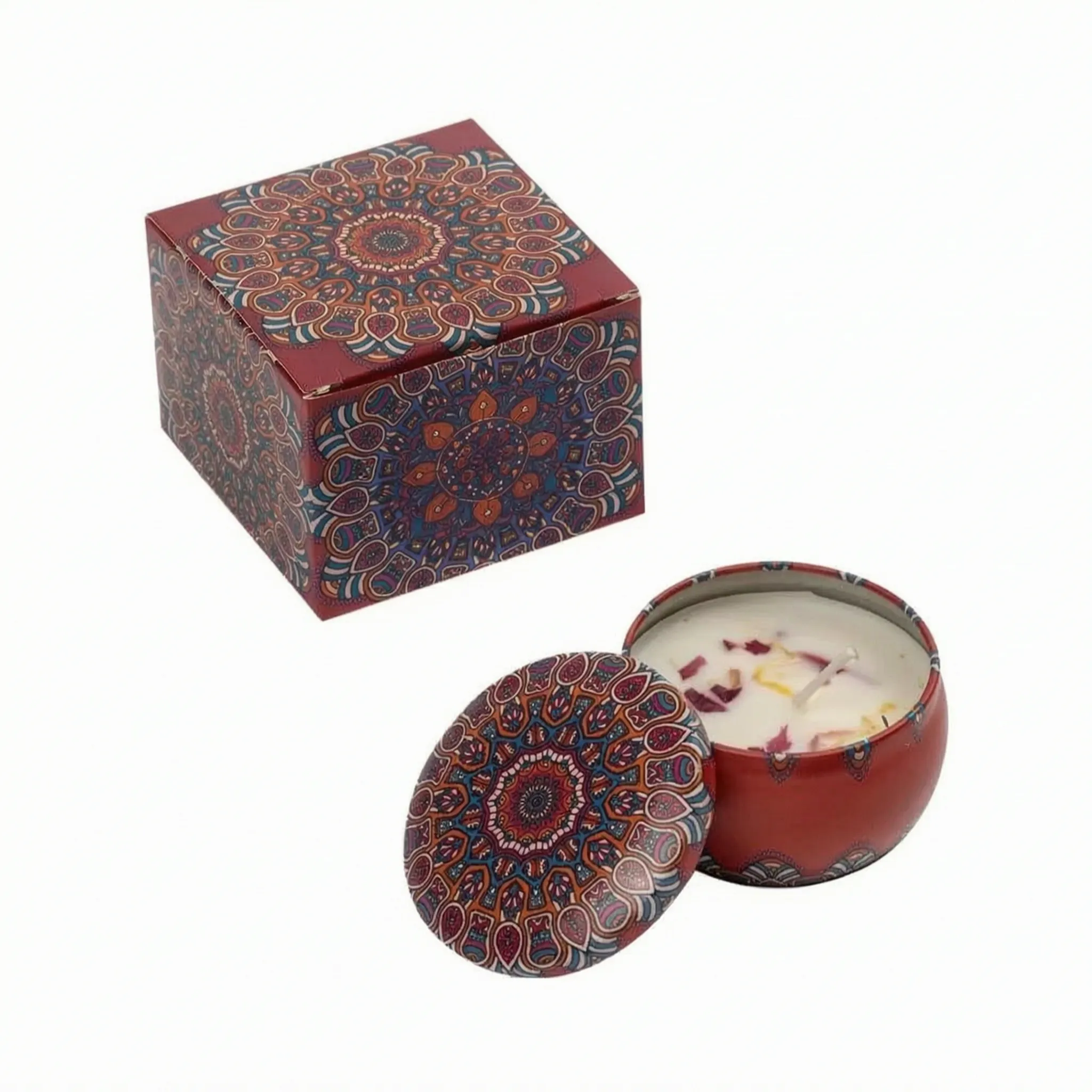 Nordspur | Scentra Patterned Botanical Scented Candle