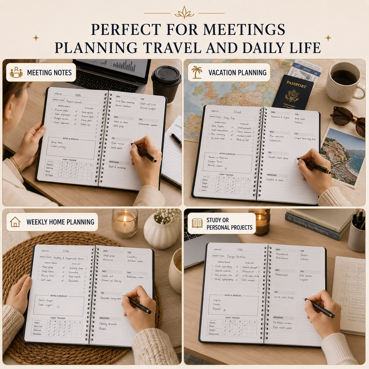 Nordspur | Schedara Spiral Bound Weekly Planner