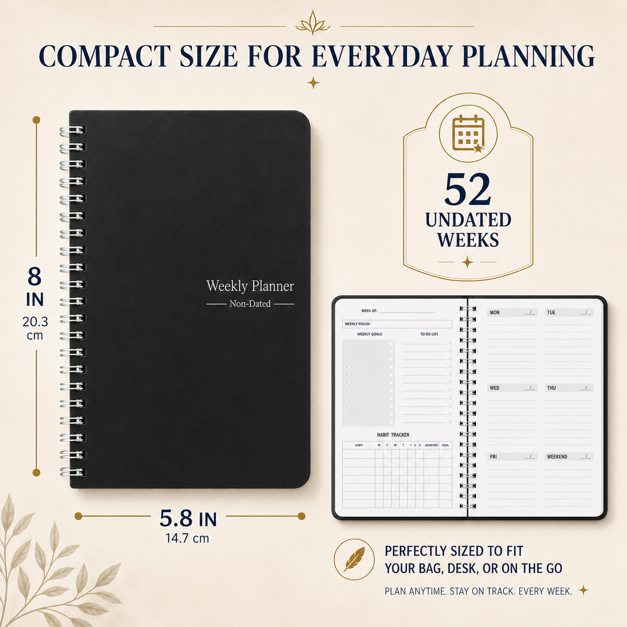 Nordspur | Schedara Spiral Bound Weekly Planner