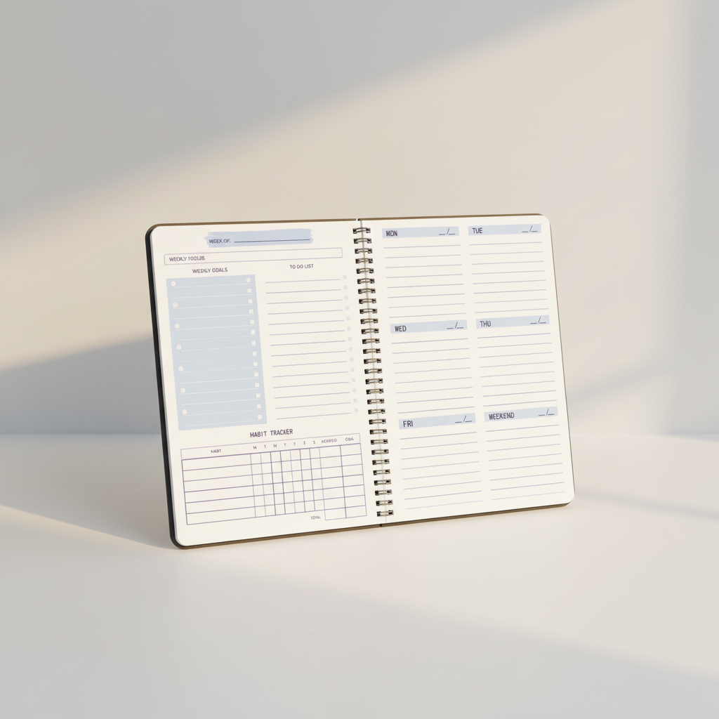 Nordspur | Schedara Spiral Bound Weekly Planner