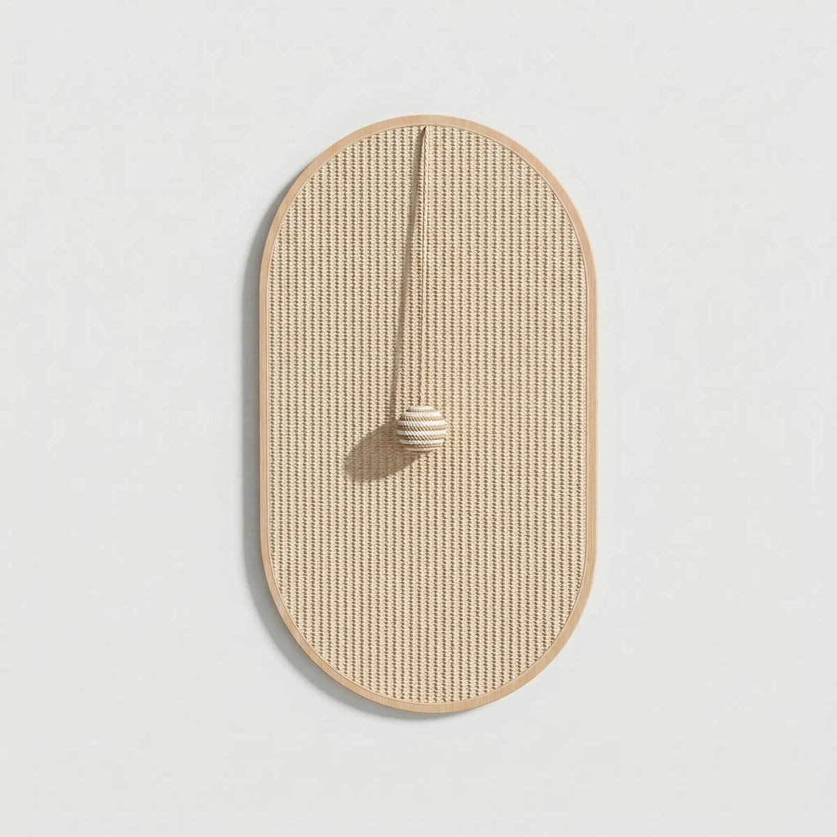 Nordspur | Scratchly Wall-Mounted Sisal Scratching Panel With Toy