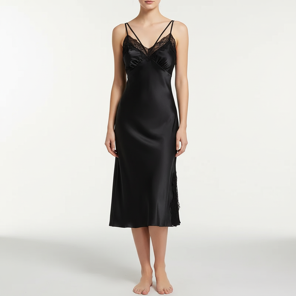Nordspur | Serelume Long Lace Trimmed Robe Set