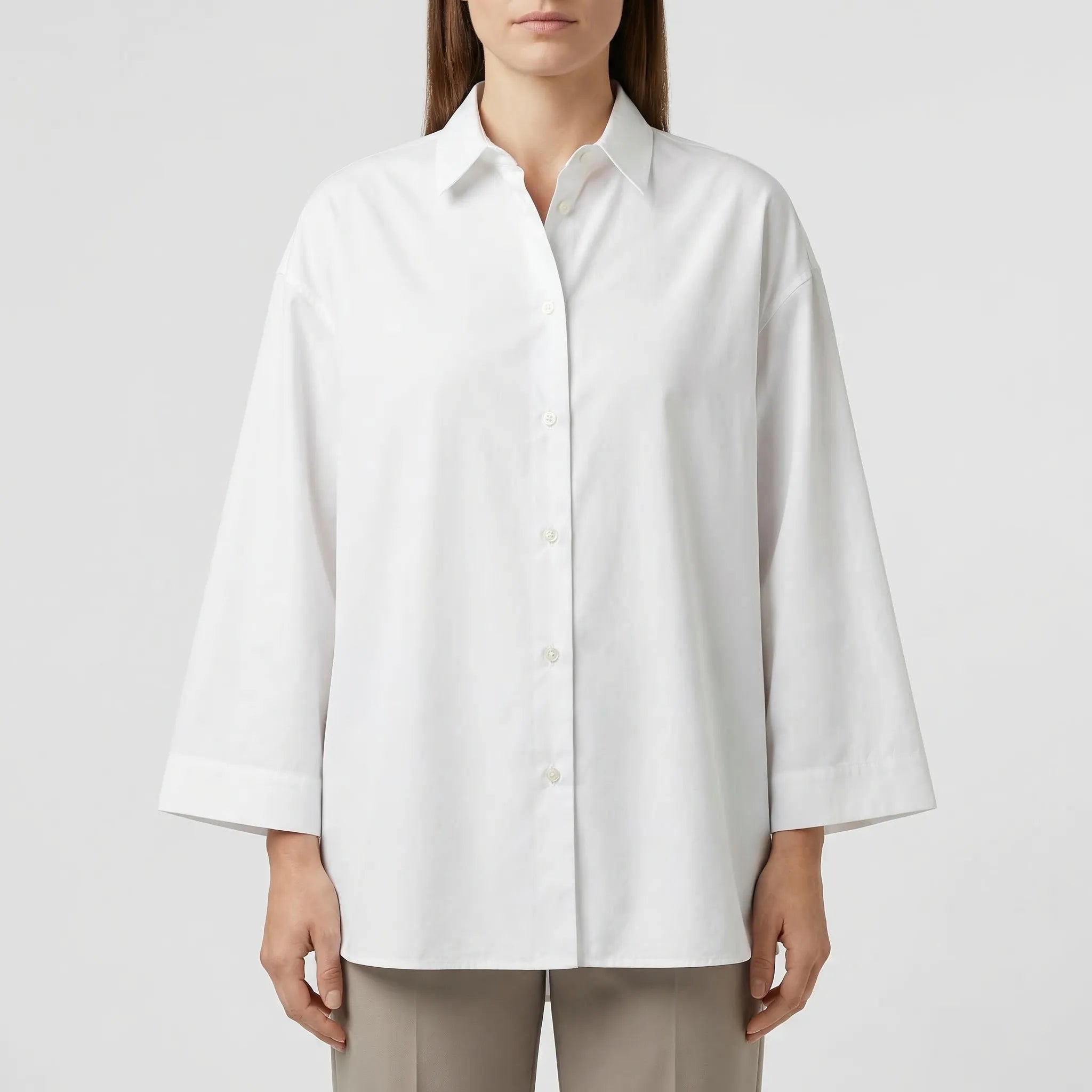 Nordspur | Sevelline Wide-Sleeve Asymmetric Hem Blouse