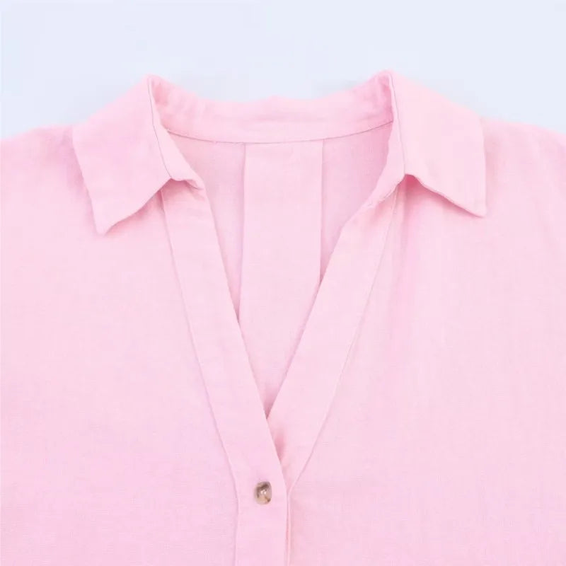Nordspur | Sevelline Wide-Sleeve Asymmetric Hem Blouse