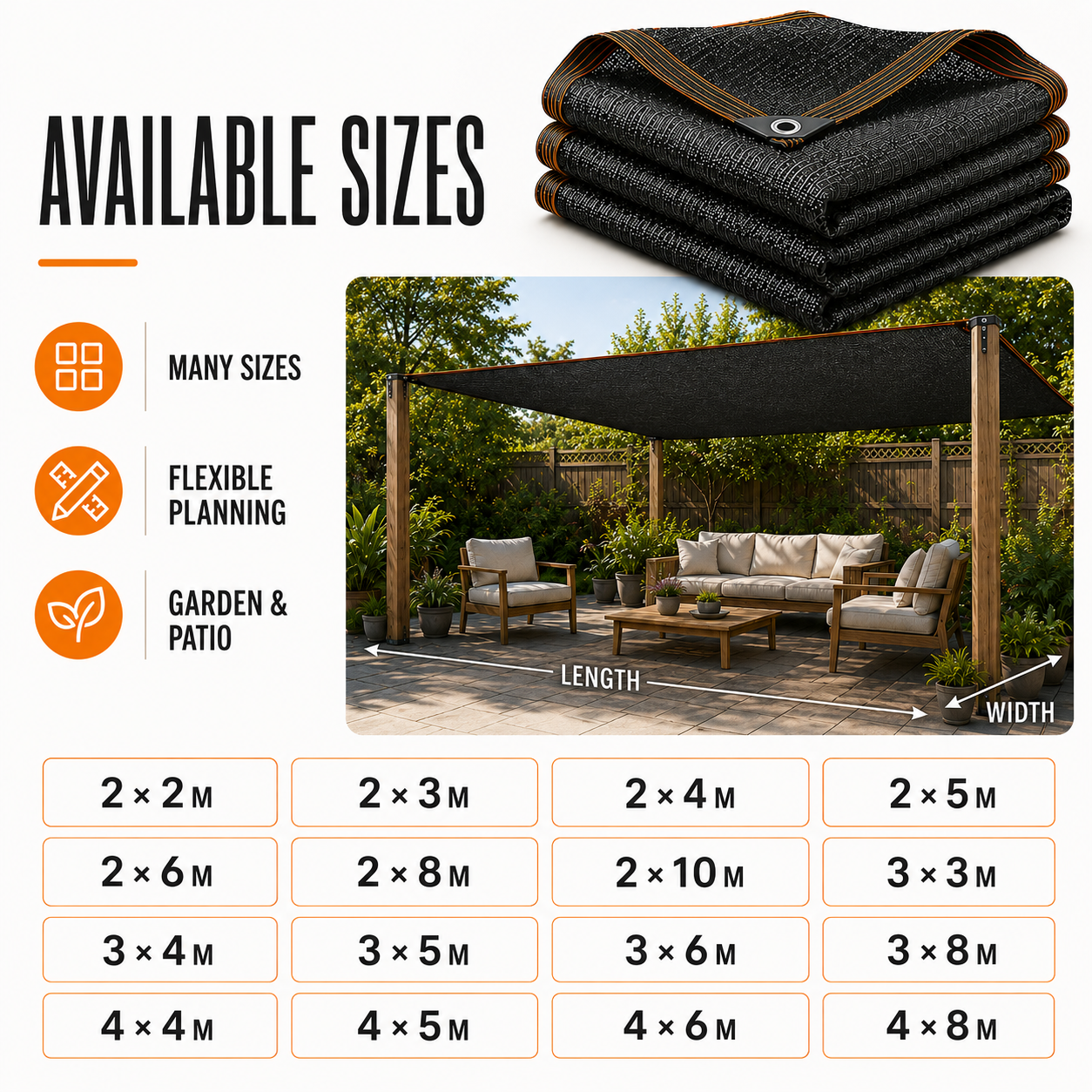 Nordspur | Shadefold Heavy Duty Shade Mesh