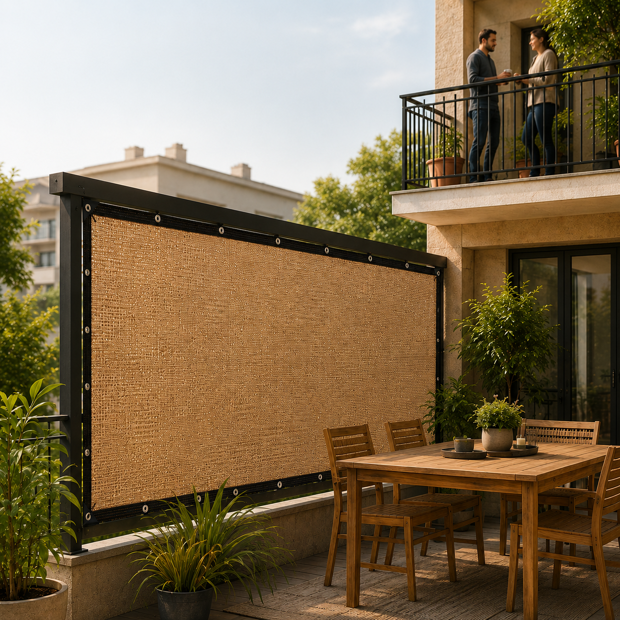 Nordspur | Shadeora Pergola Side Panel | Gazebo Side Wall Sun & Wind Screen