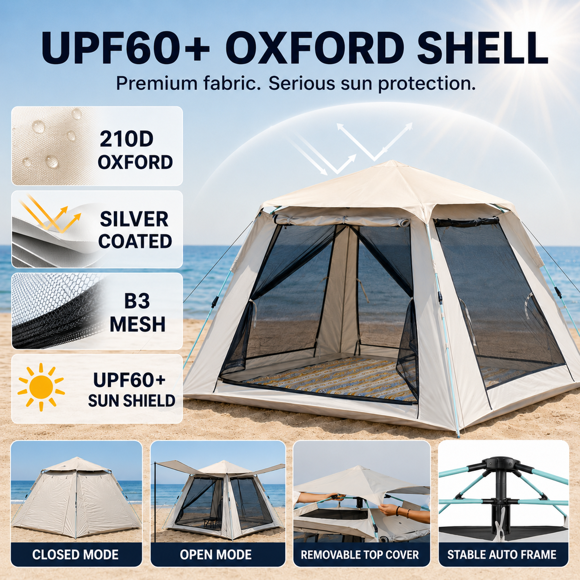 Nordspur | Sheltrio Pop Up Family Beach Shelter
