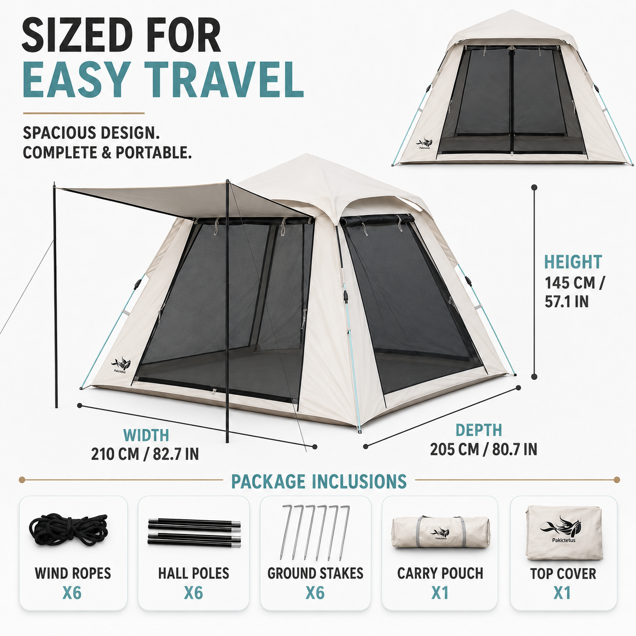 Nordspur | Sheltrio Pop Up Family Beach Shelter