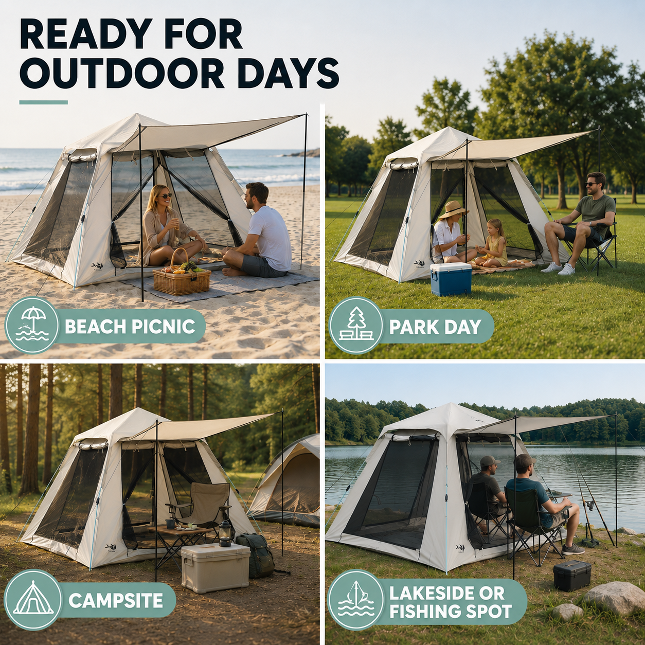 Nordspur | Sheltrio Pop Up Family Beach Shelter