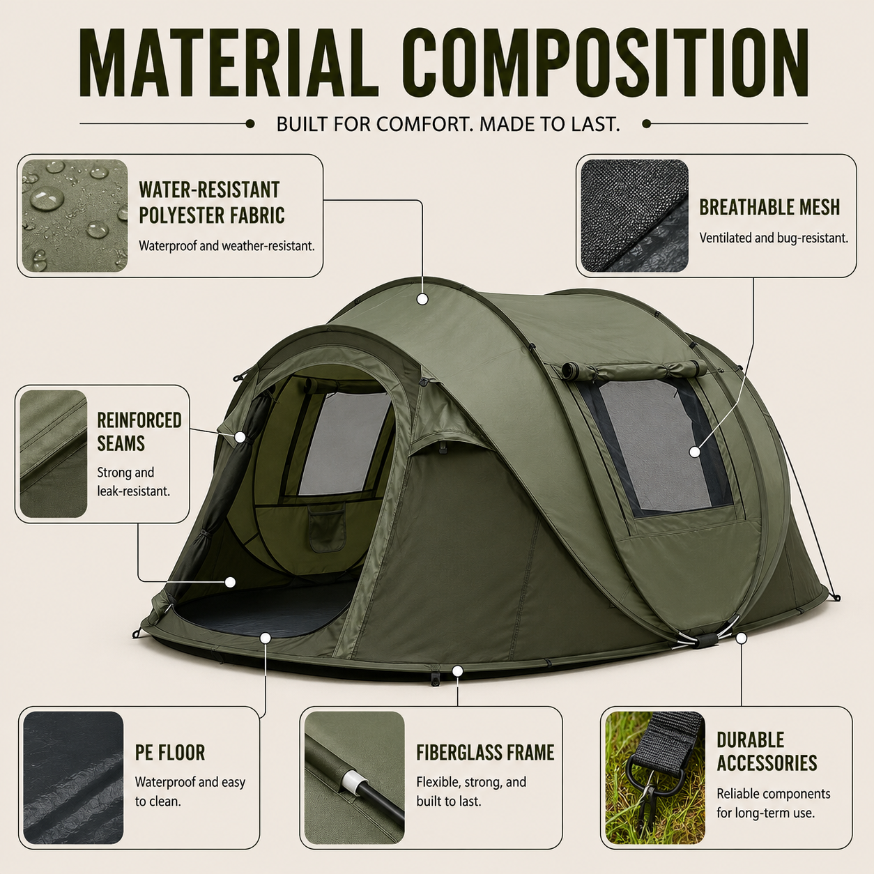 Nordspur | Shelvoo Automatic Pop Up Family Tent