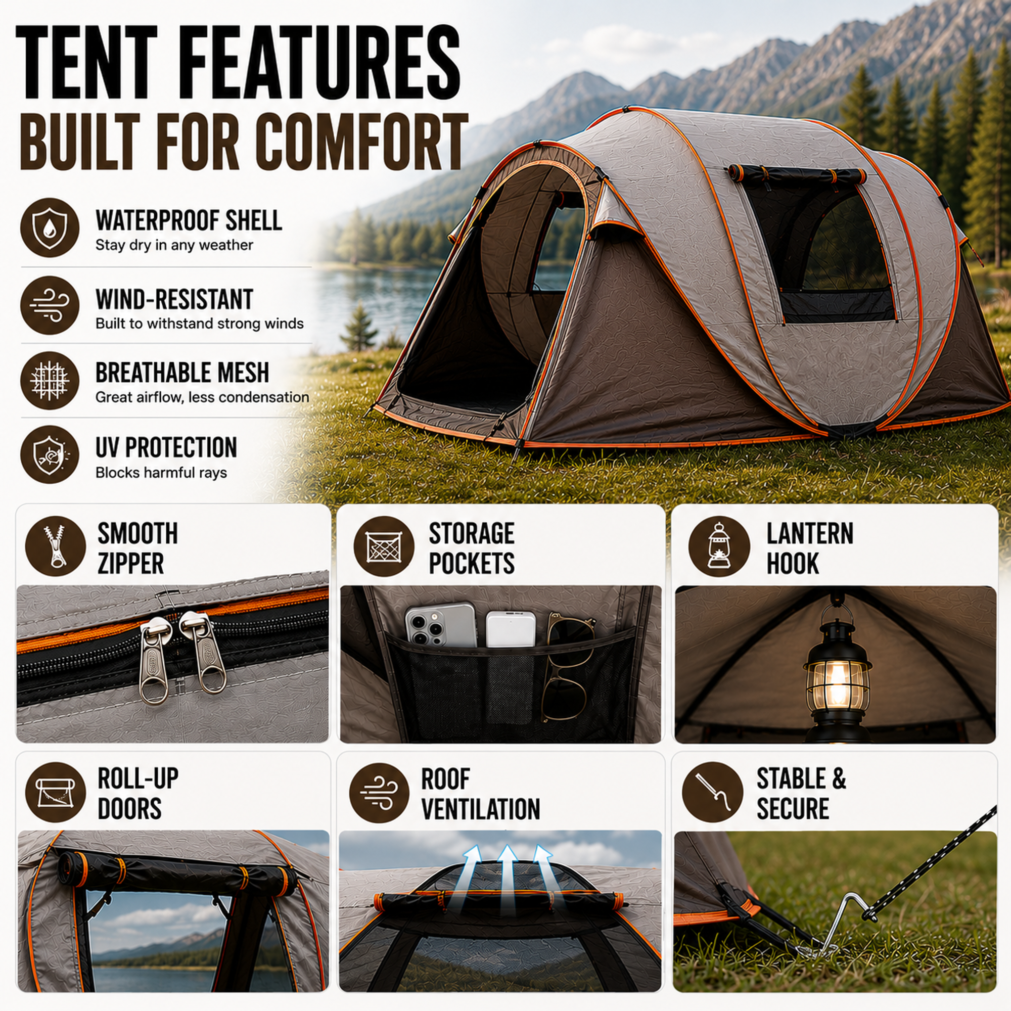 Nordspur | Shelvoo Automatic Pop Up Family Tent