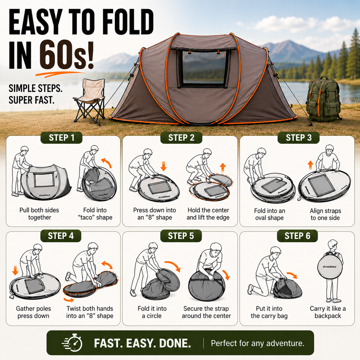 Nordspur | Shelvoo Automatic Pop Up Family Tent