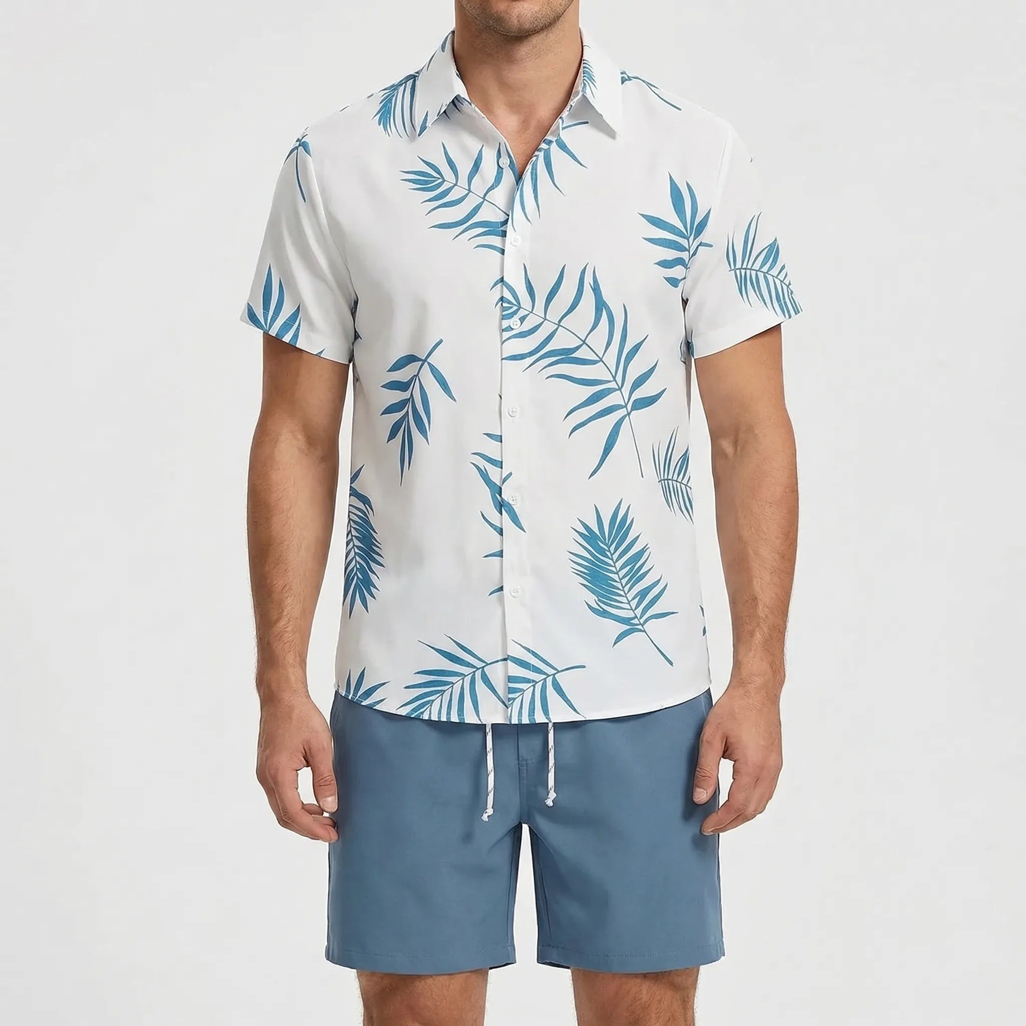 Nordspur | Shoraldo Hawaiian Print Short Sleeve Shirt And Shorts Set