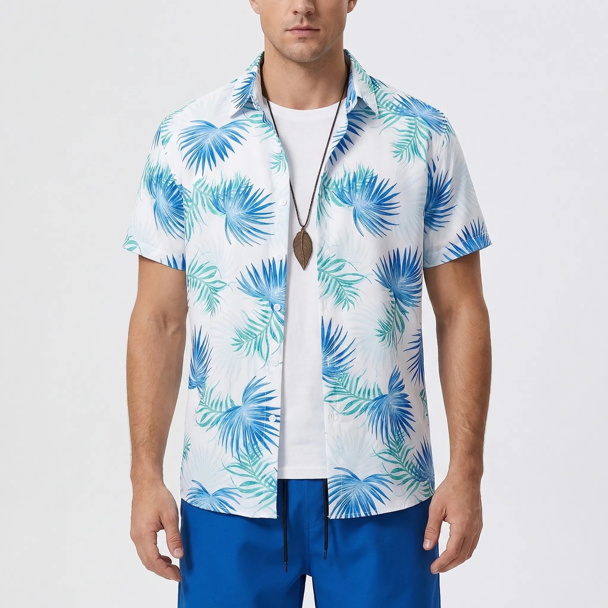 Nordspur | Shoraldo Hawaiian Print Short Sleeve Shirt And Shorts Set