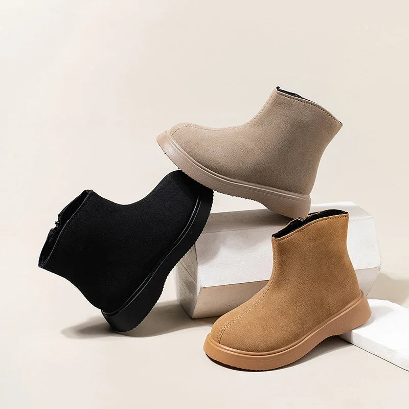 Nordspur | Short Calf Leather Boots