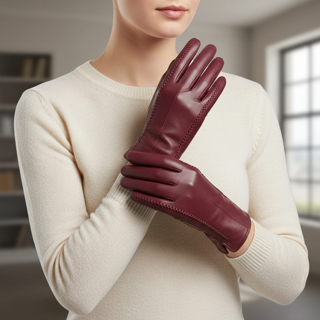 Nordspur | Short Sheepskin Leather Gloves