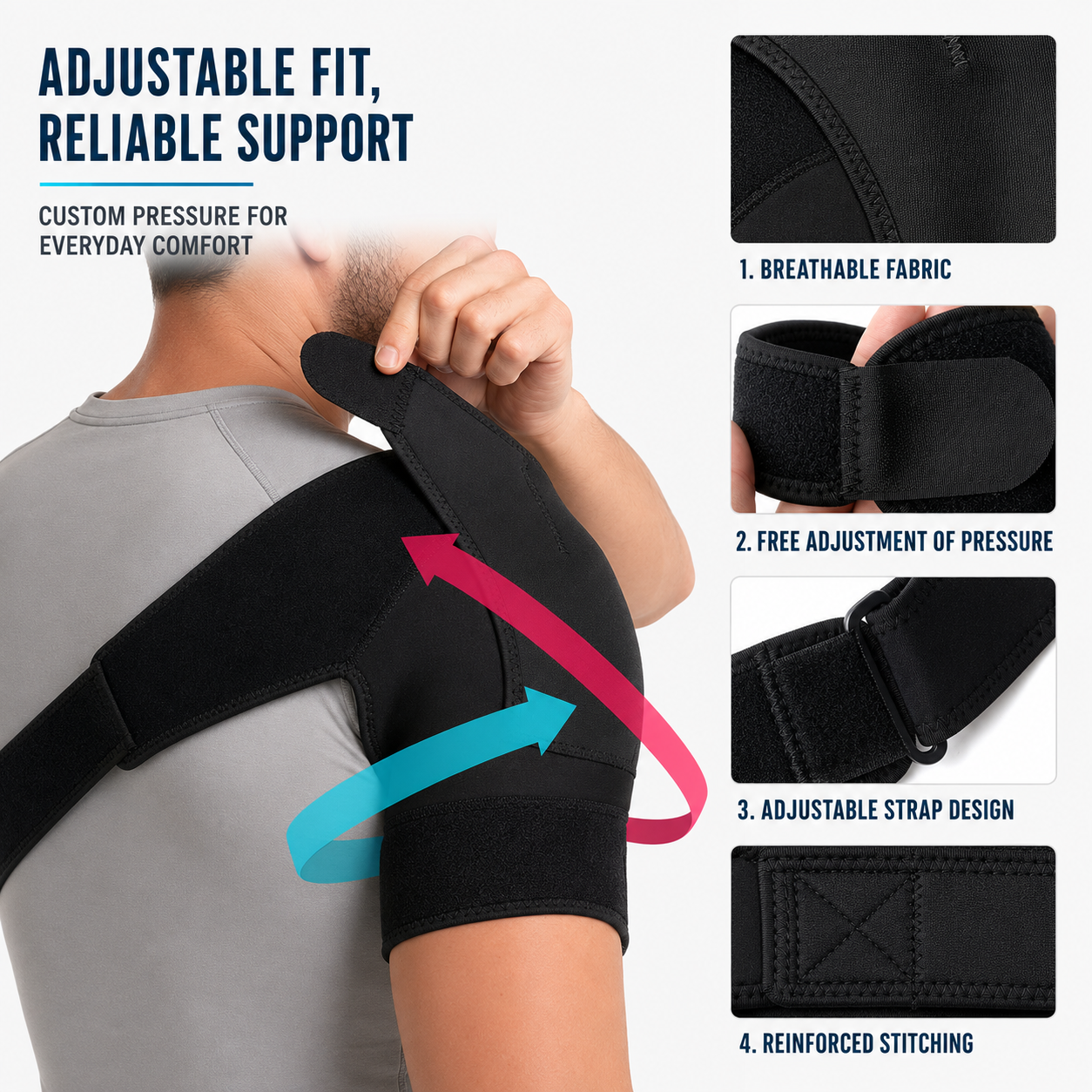 Nordspur | Shouldrax Adjustable Shoulder Support Wrap