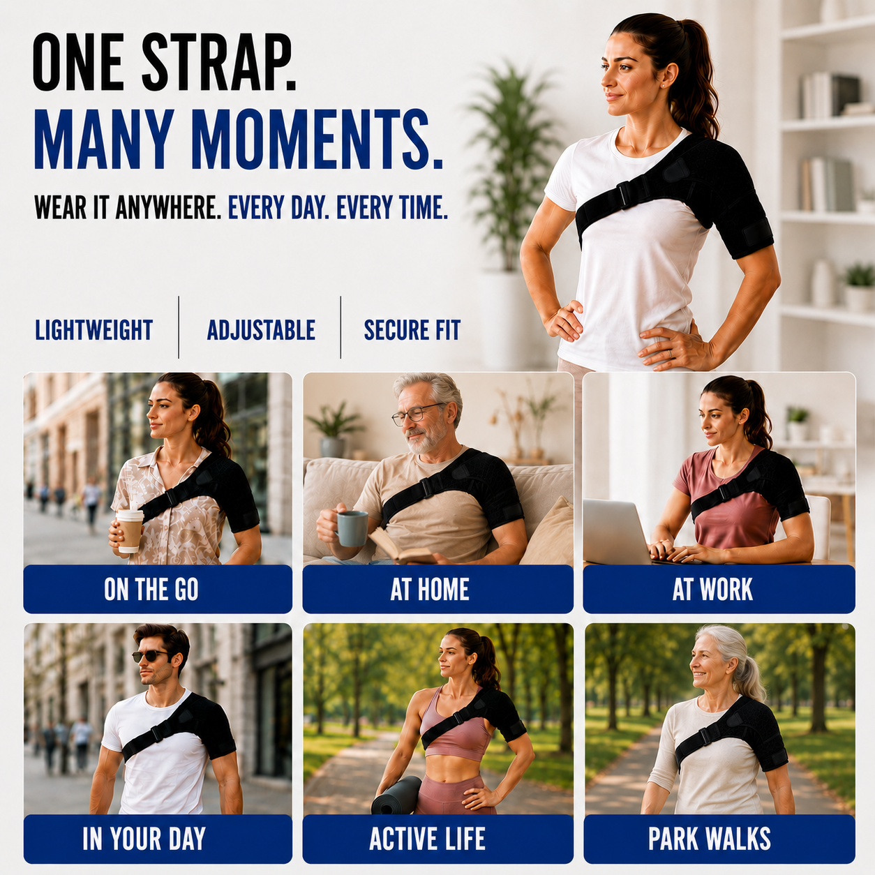 Nordspur | Shouldrax Adjustable Shoulder Support Wrap