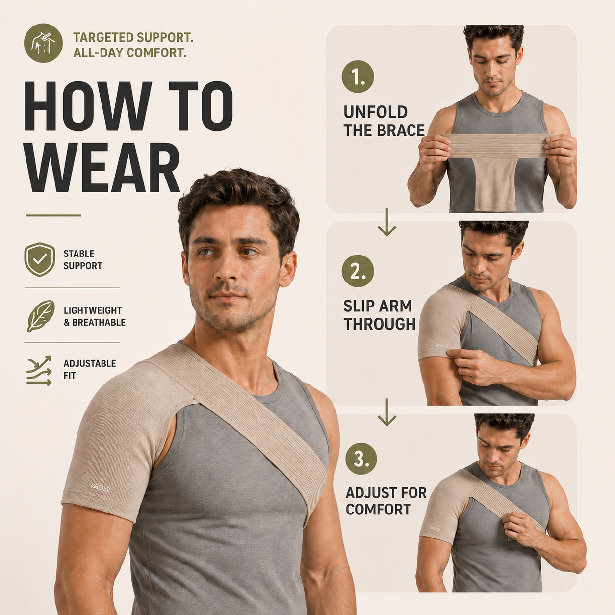 Nordspur | Shouldrax Elastic Shoulder Support Sleeve