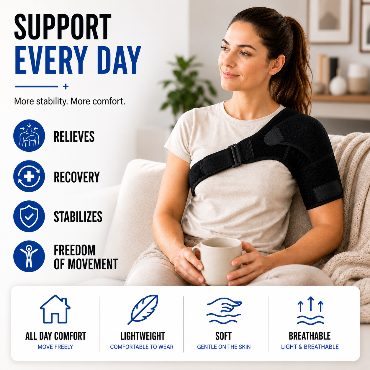 Nordspur | Shouldraze Adjustable Unilateral Shoulder Brace