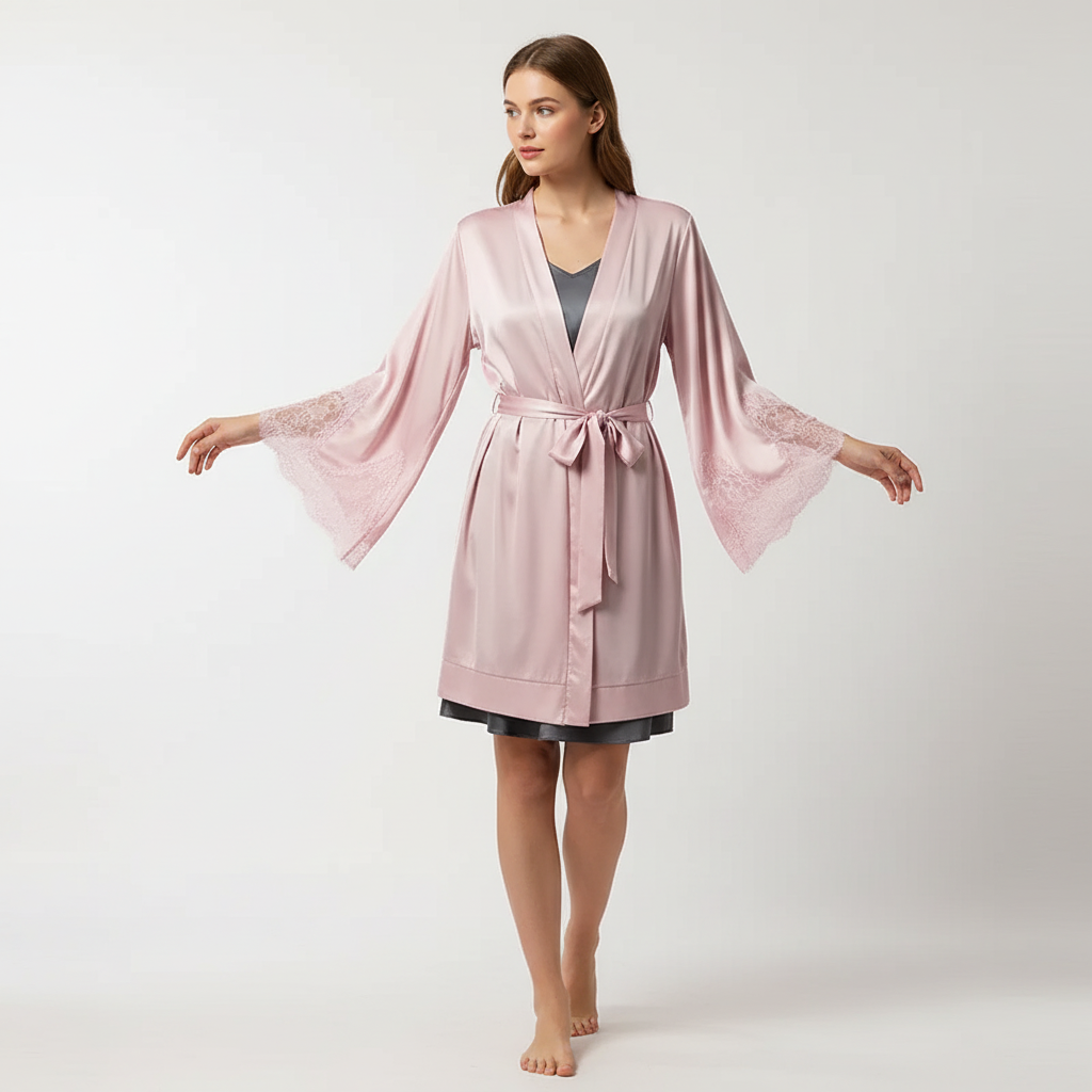 Nordspur | Silvara Short Kimono Style Robe
