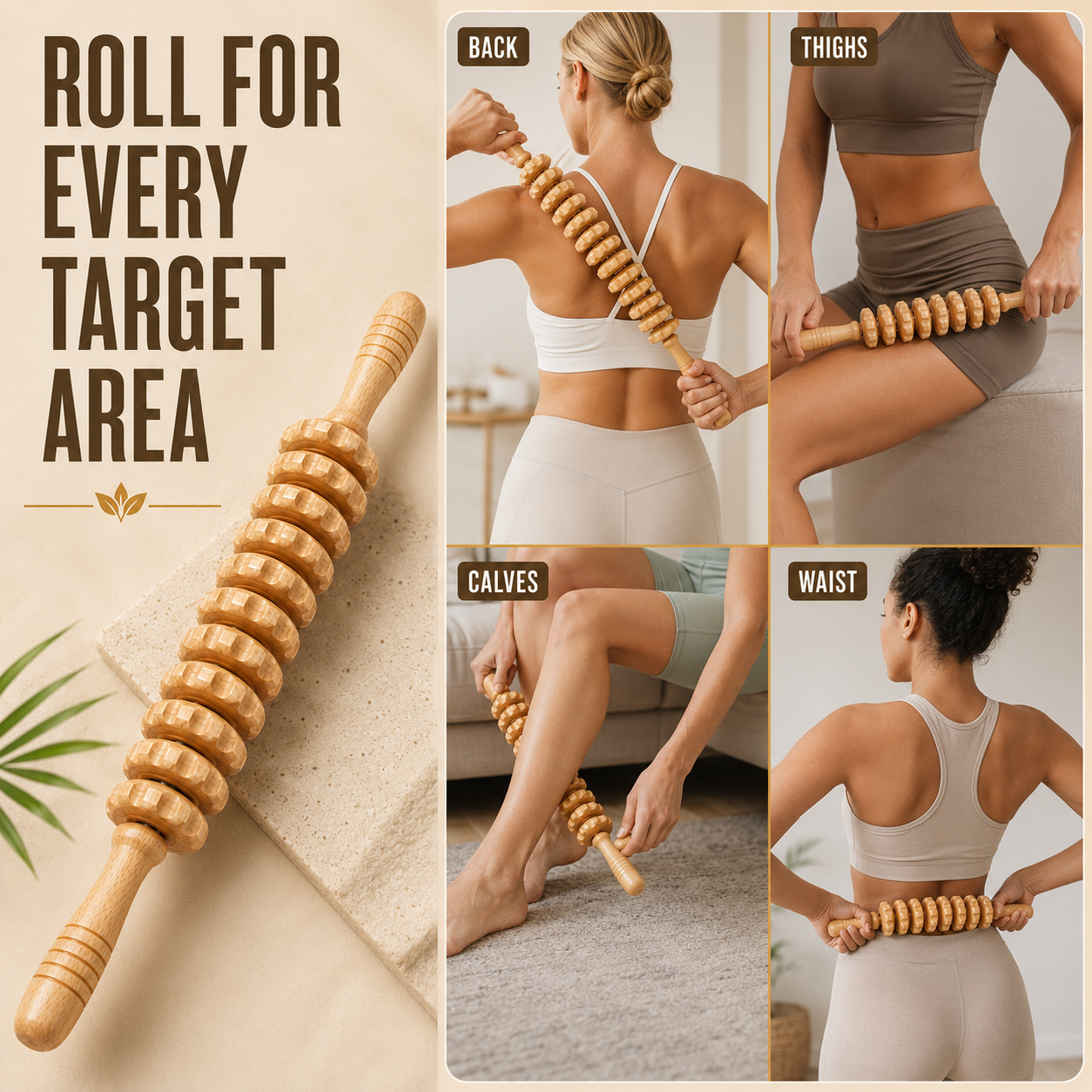 Nordspur | Silvoroam Curved Wooden Body Roller