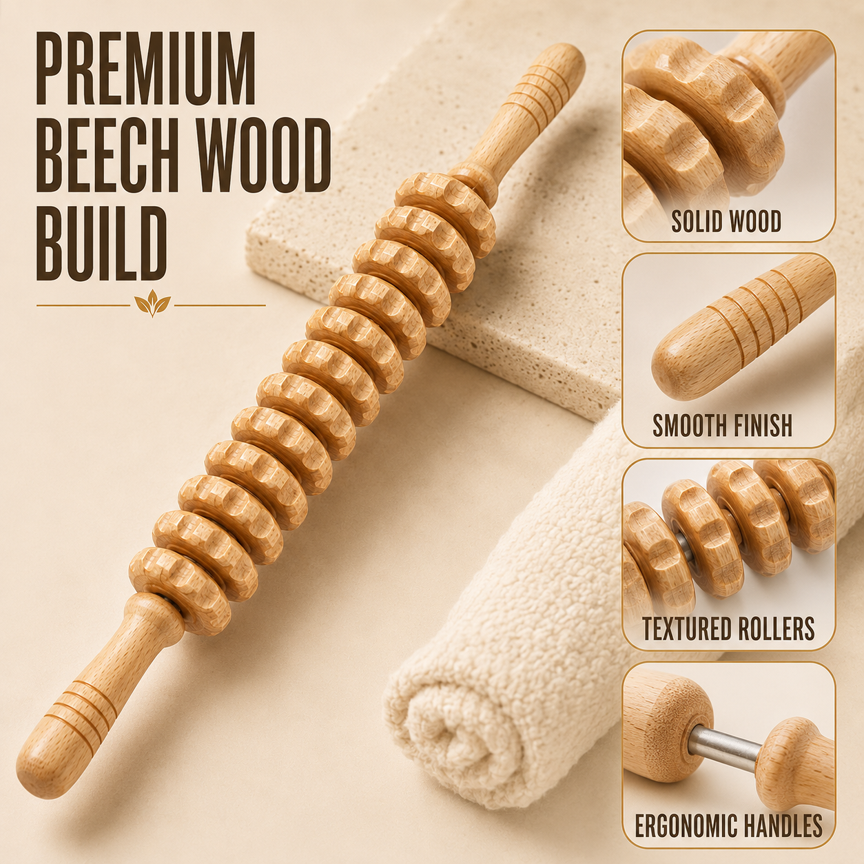 Nordspur | Silvoroam Curved Wooden Body Roller