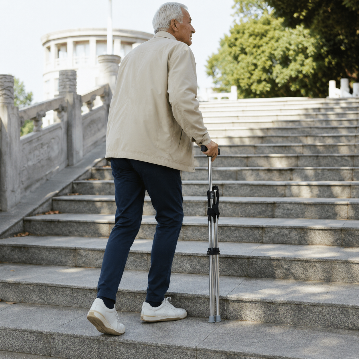 Nordspur | Sitaraid Foldable Aluminum Cane Chair