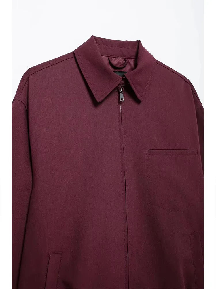 Nordspur | Skirtlyn Oversized Zip Jacket And Mini Skirt Set
