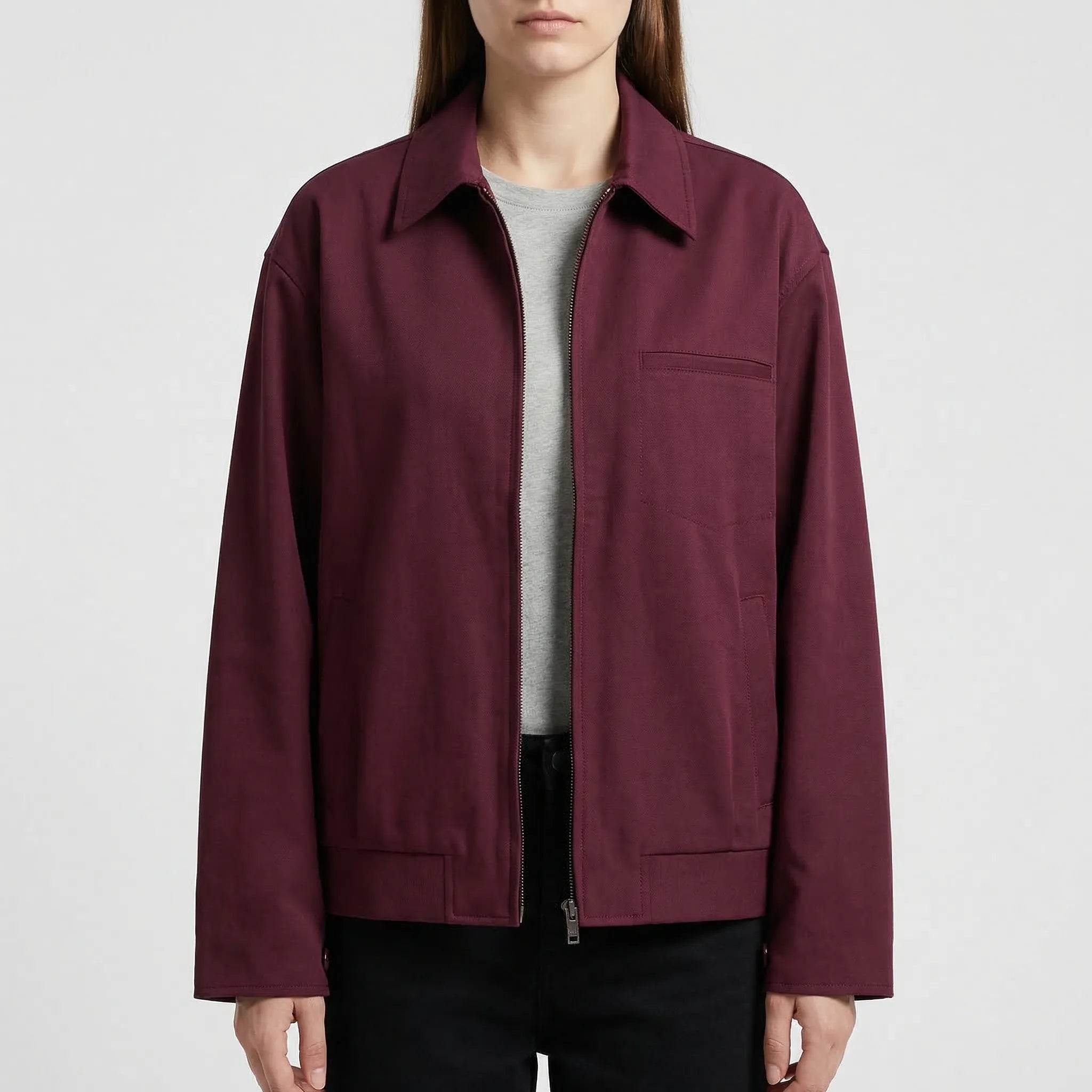 Nordspur | Skirtlyn Oversized Zip Jacket And Mini Skirt Set