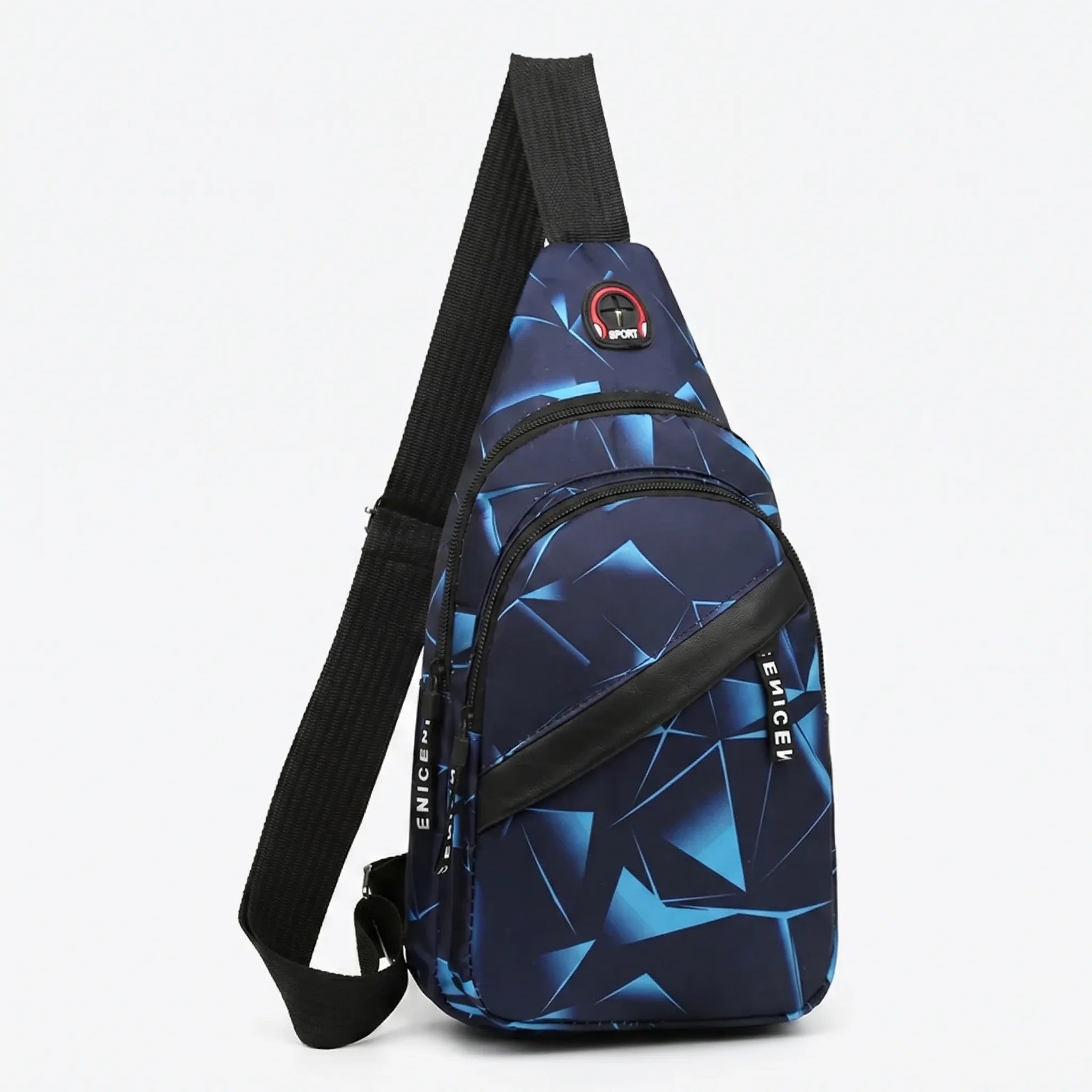 Nordspur | Slantrix Geometric Print Crossbody Chest Bag
