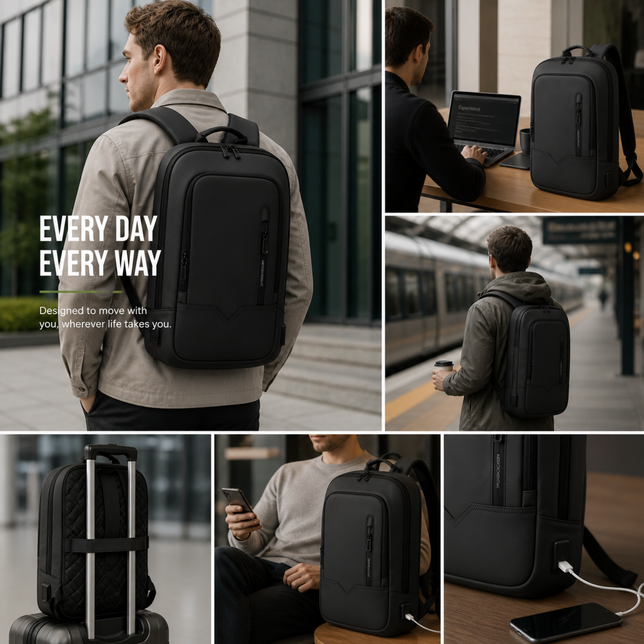 Nordspur | Slate Commuter Backpack