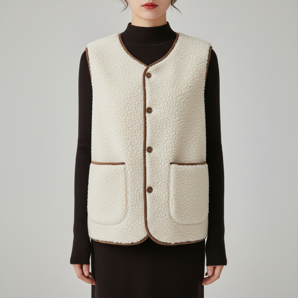 Nordspur | Sleeveless Teddy Fleece Vest