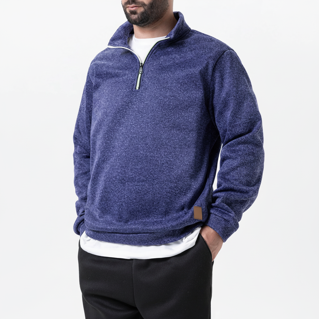 Nordspur | Slim Fit Quarter Zip Pullover