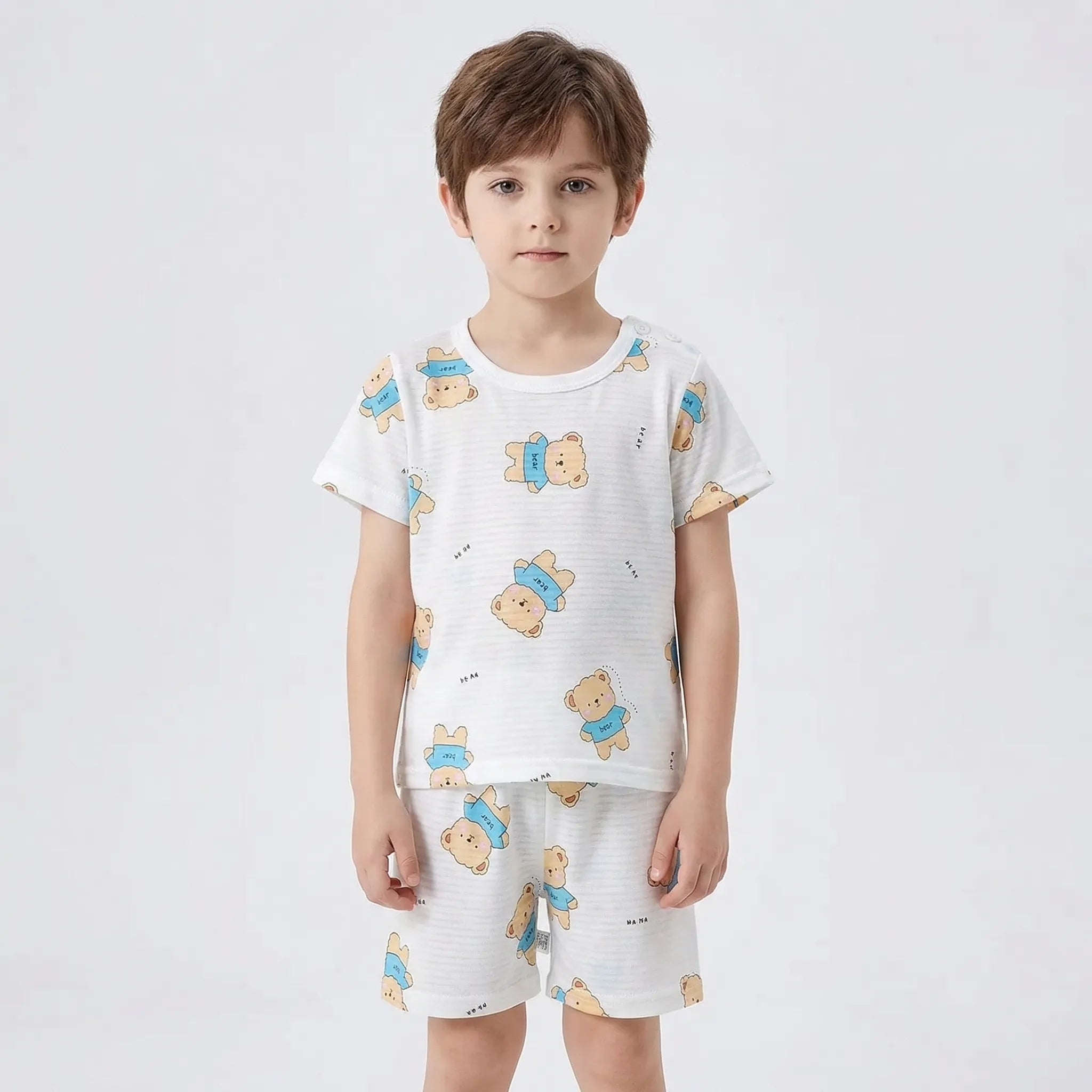 Nordspur | Slumblets Short Sleeve Top And Shorts Set