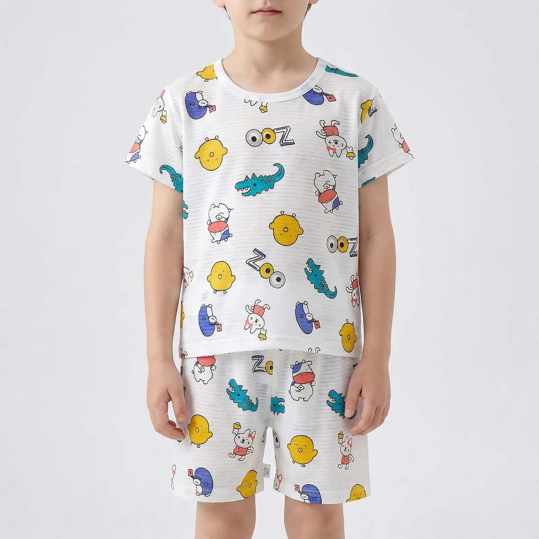 Nordspur | Slumblets Short Sleeve Top And Shorts Set