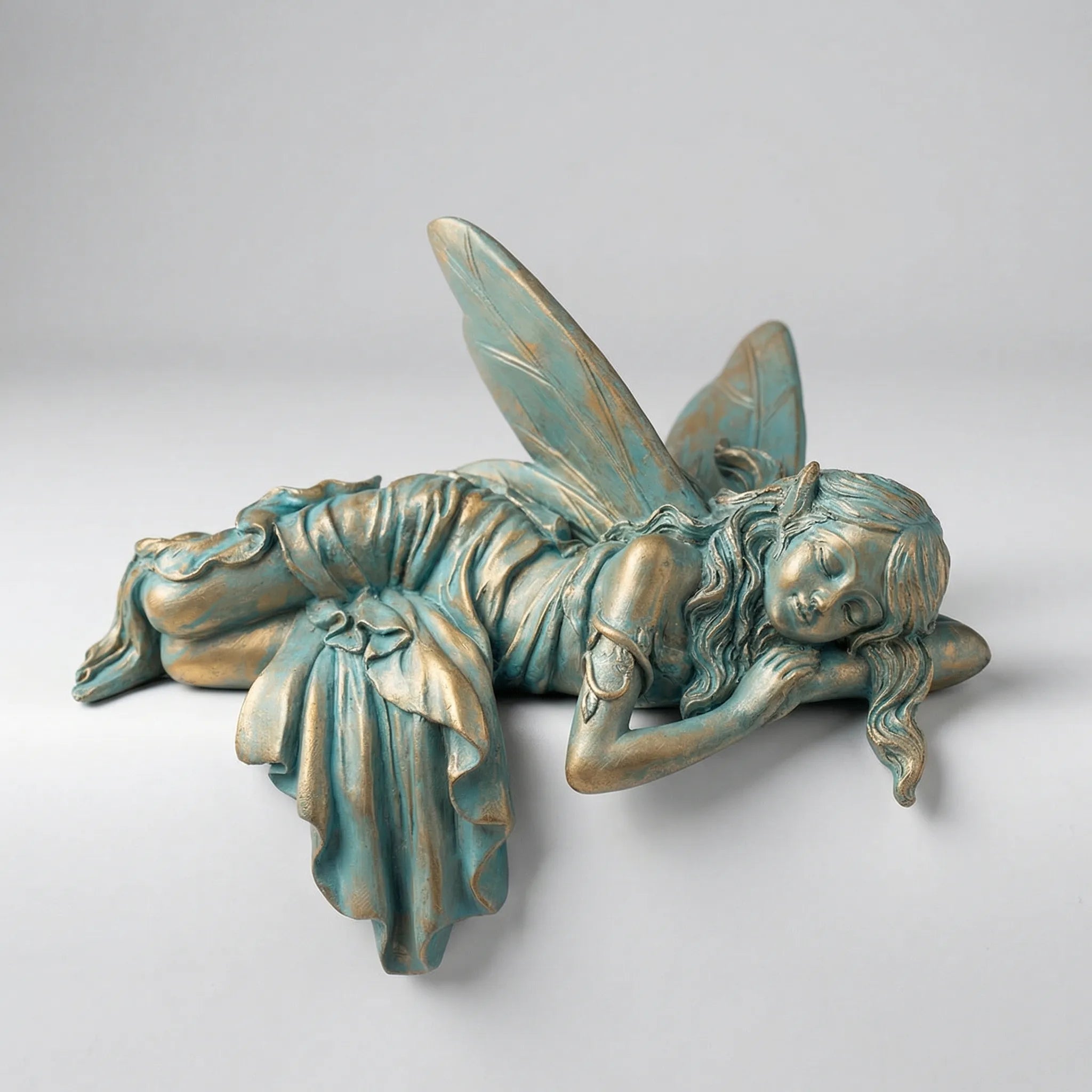Nordspur | Slumbrix Sleeping Winged Elf Garden Figurine