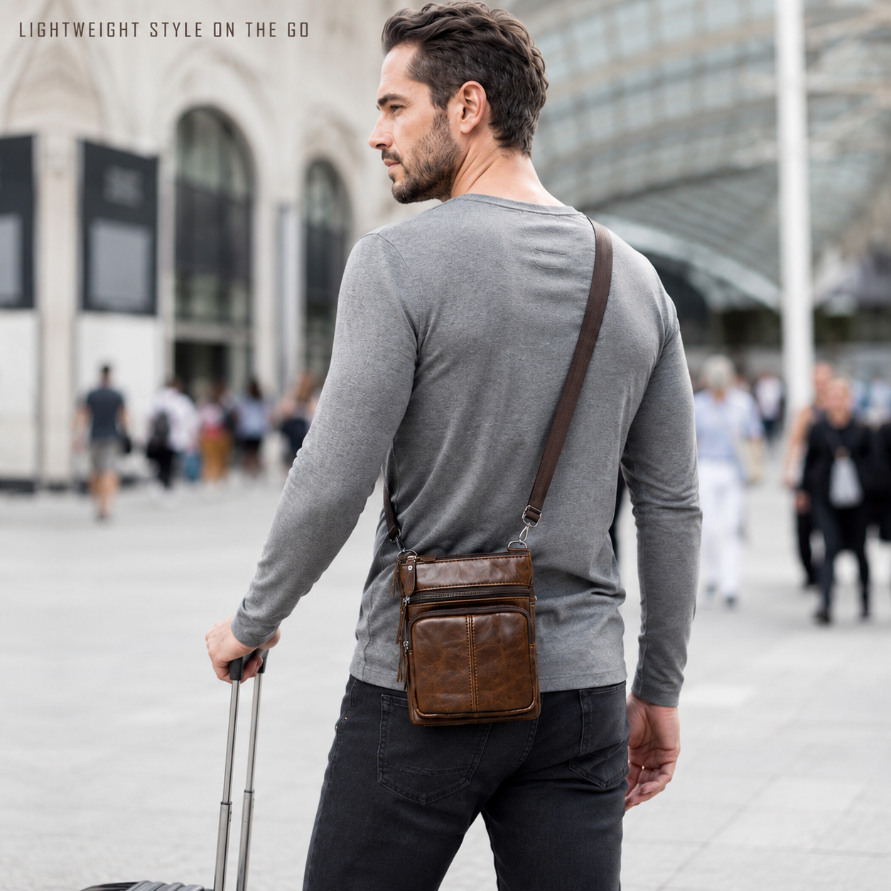 Nordspur | Small Genuine Messenger Handbag