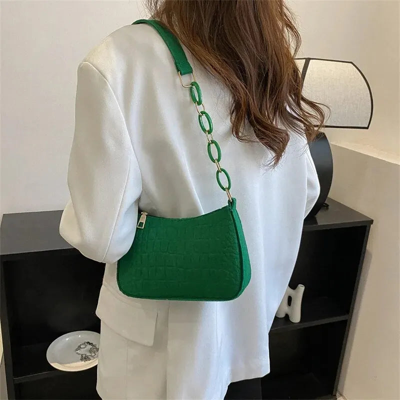 Nordspur | Small Felt Crescent Tote