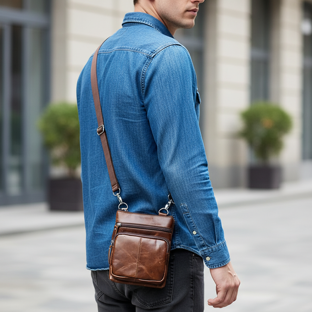 Nordspur | Small Genuine Leather Messenger