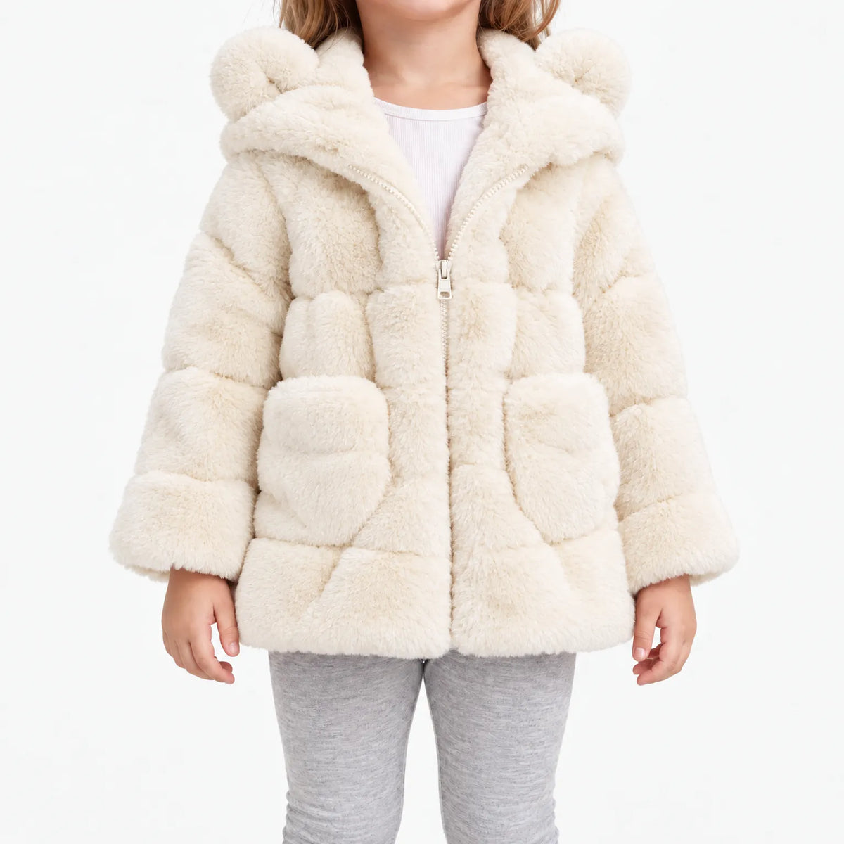 Nordspur | SnuggleBear Hooded Girls Winter Coat