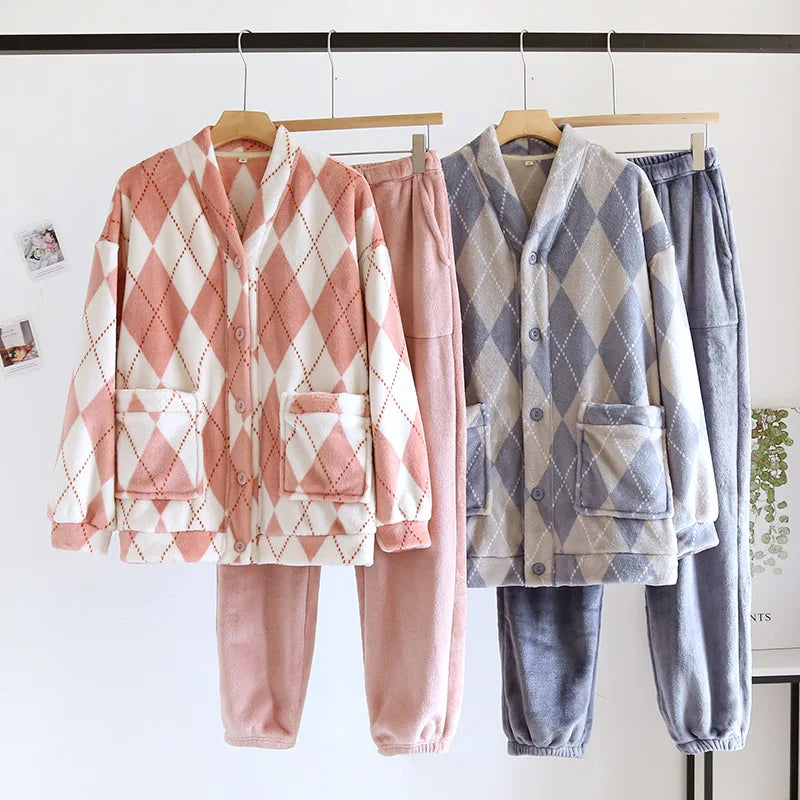 Nordspur | SnuggleVell Thick Long Sleeve Pajama Set