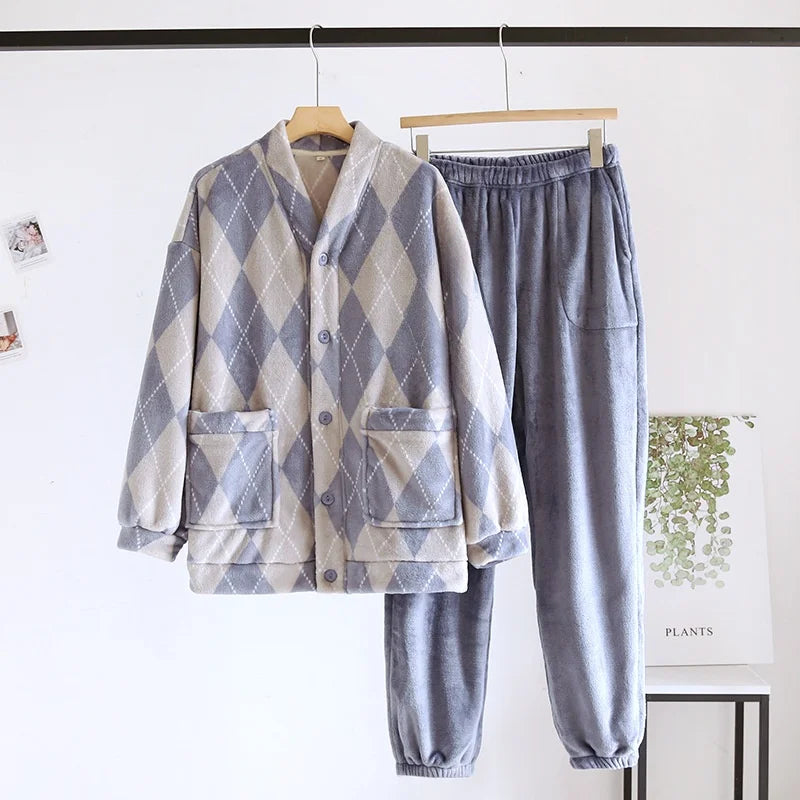 Nordspur | SnuggleVell Thick Long Sleeve Pajama Set