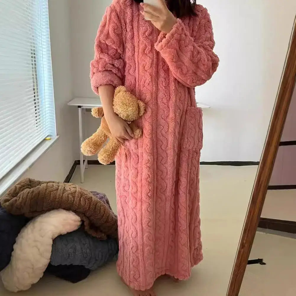 Nordspur | Snuggleloom Long Sleeve Knee Length Nightgown