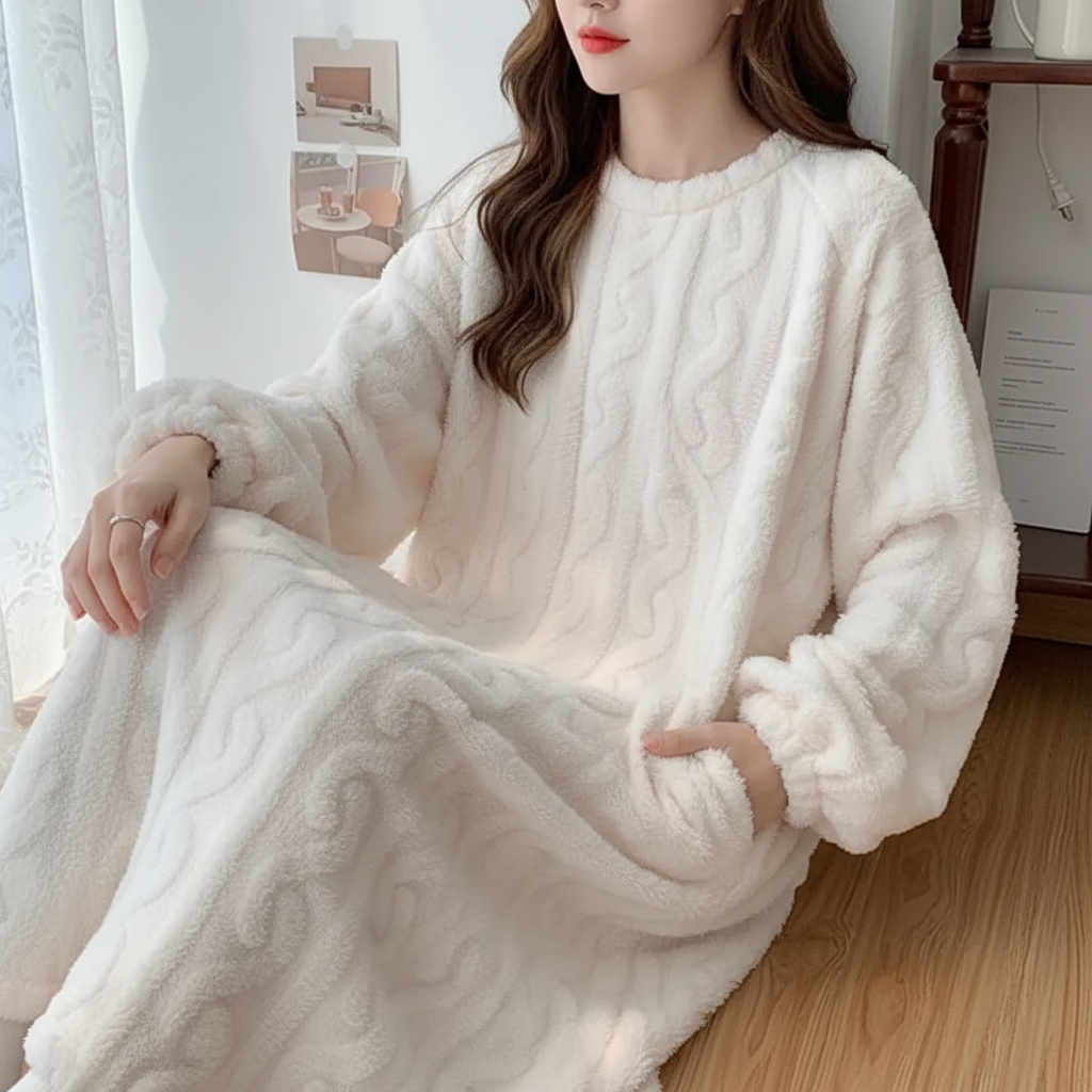 Nordspur | Snuggleloom Long Sleeve Knee Length Nightgown