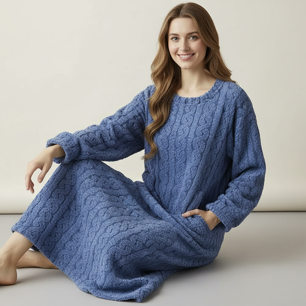 Nordspur | Snuggleloom Long Sleeve Knee Length Nightgown
