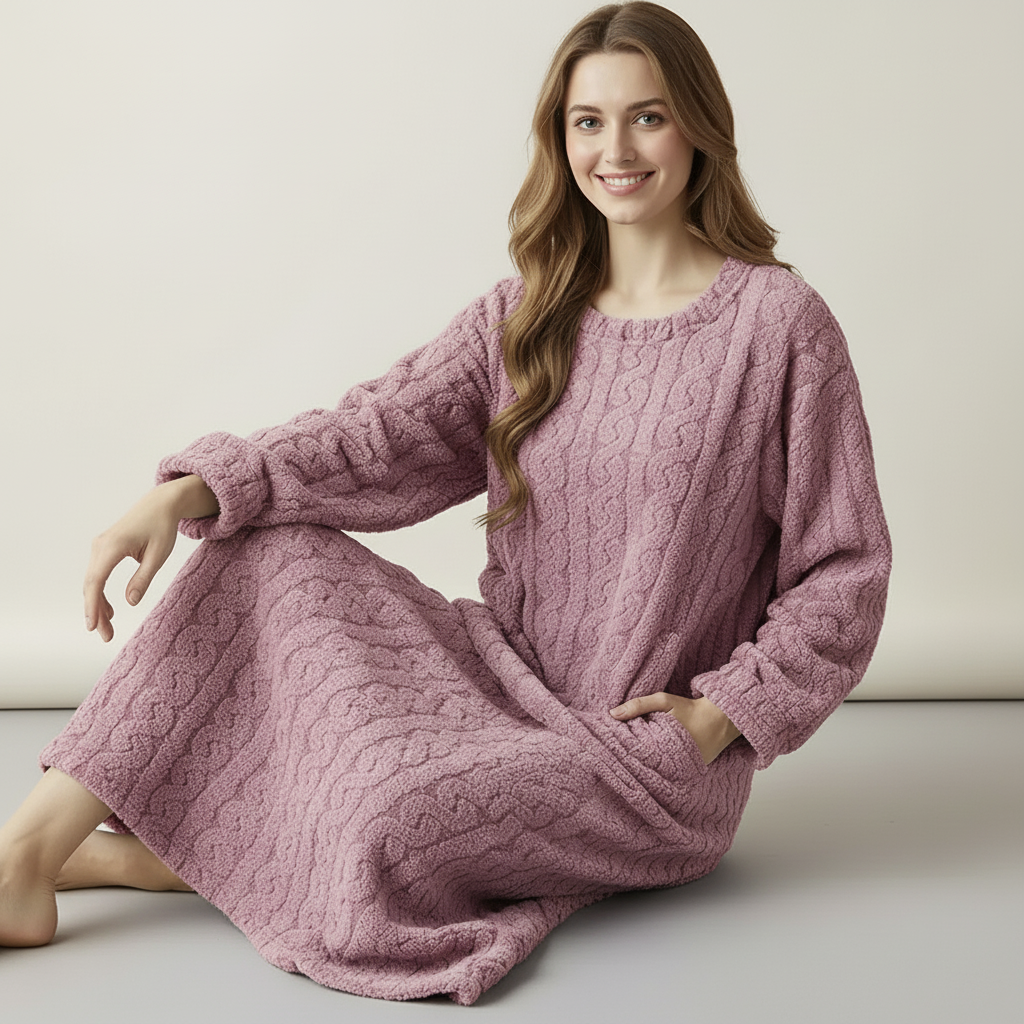 Nordspur | Snuggleloom Long Sleeve Knee Length Nightgown